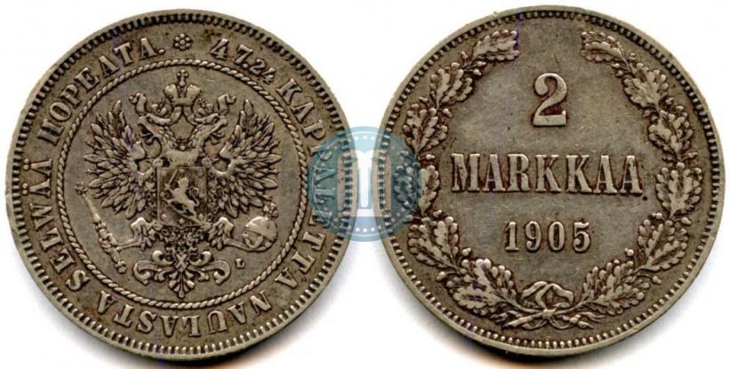 Picture 2 markkaa 1905 year L 