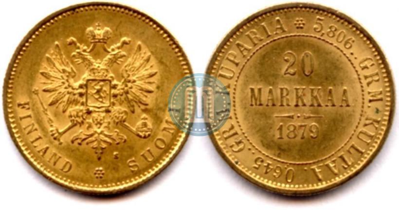 Picture 20 markkaa 1879 year S 