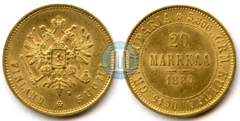 Picture 20 markkaa 1880 year S 