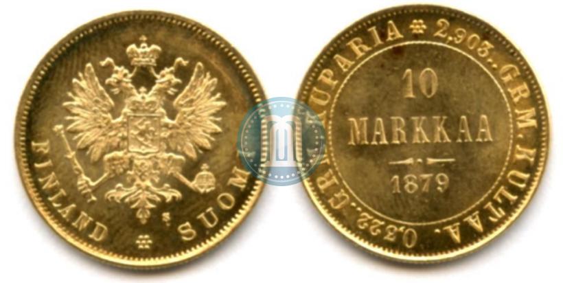 Picture 10 markkaa 1879 year S 