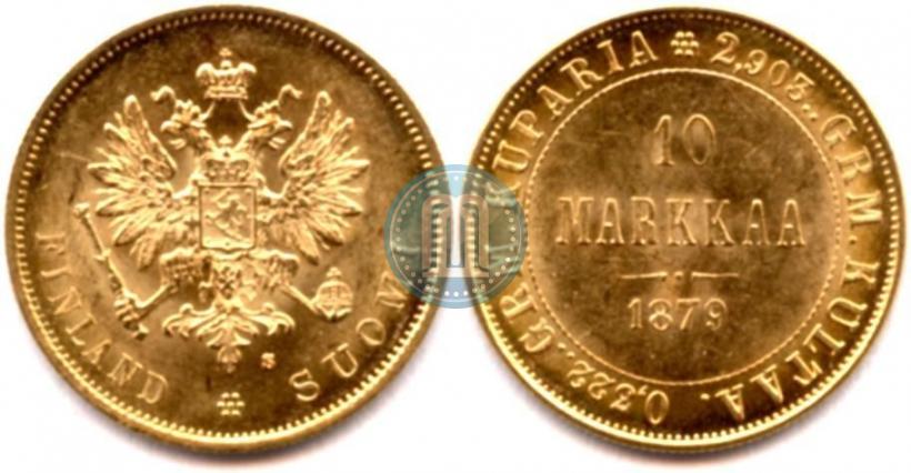 Picture 10 markkaa 1879 year S 