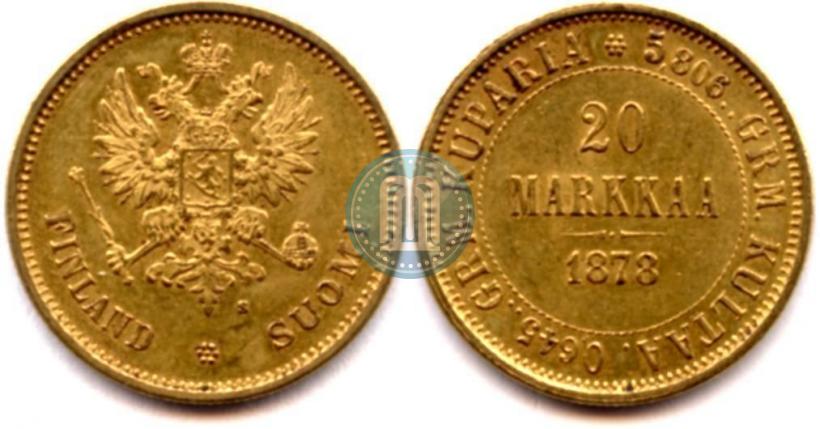 Picture 20 markkaa 1878 year S 