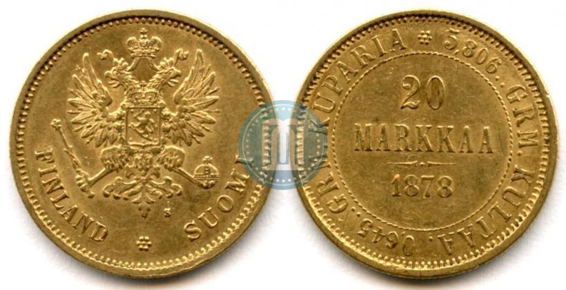 Picture 20 markkaa 1878 year S 