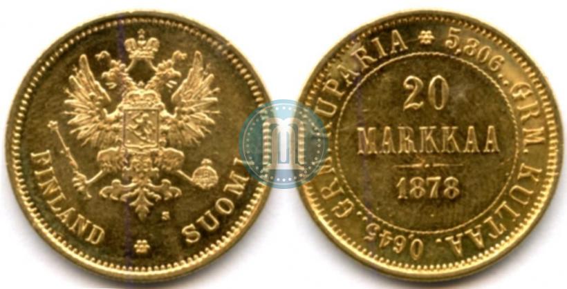 Picture 20 markkaa 1878 year S 