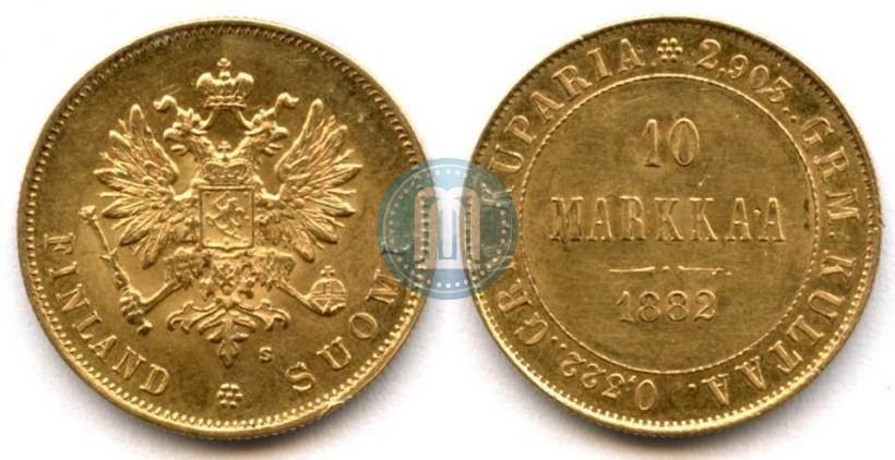 Picture 10 markkaa 1882 year S 