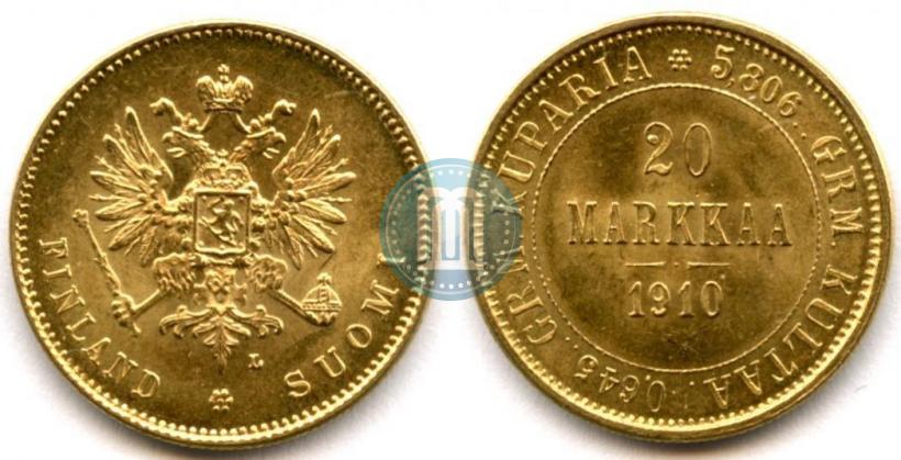 Picture 20 markkaa 1910 year L 