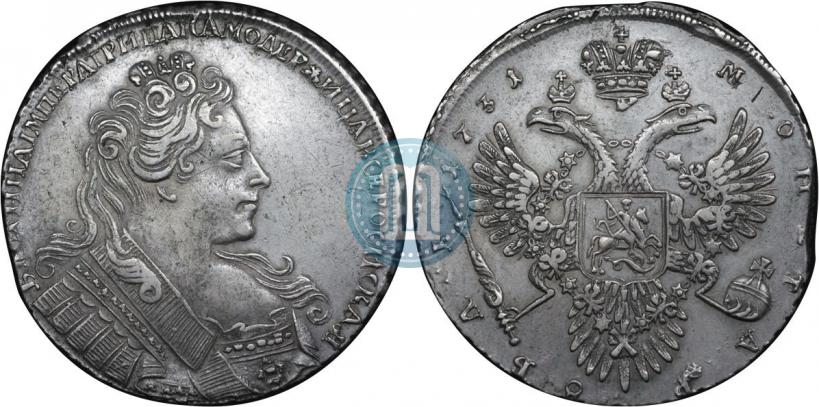 Picture 1 rouble 1732 year  