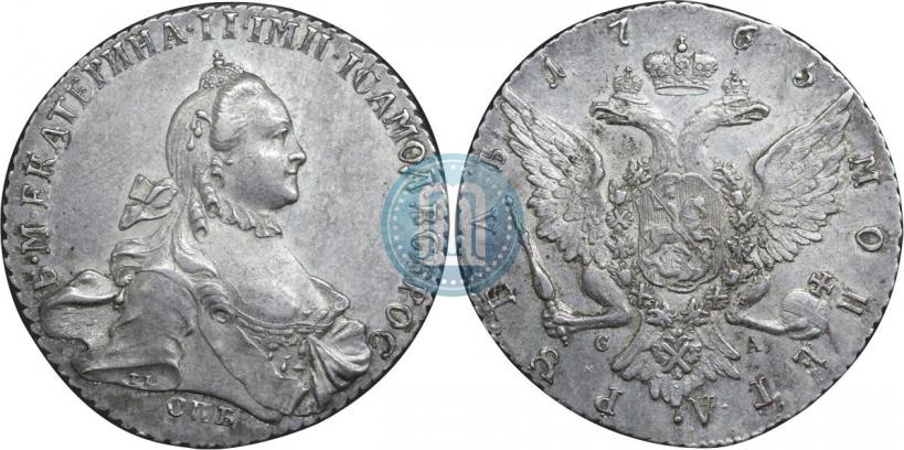 Picture 1 rouble 1765 year СПБ-ЯI 