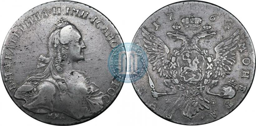 Фото 1 рубль 1768 года ММД-EI 