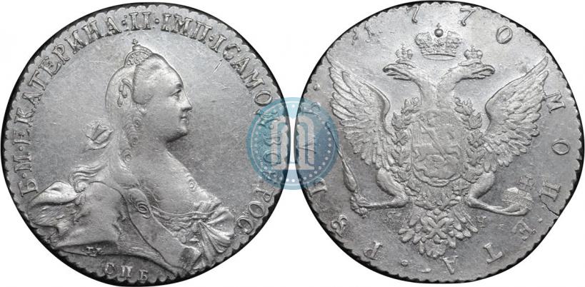 Фото 1 рубль 1770 года СПБ-ЯЧ 