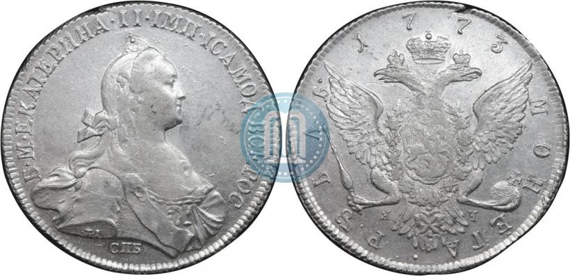 Picture 1 rouble 1773 year СПБ-ЯЧ-Т.I. 