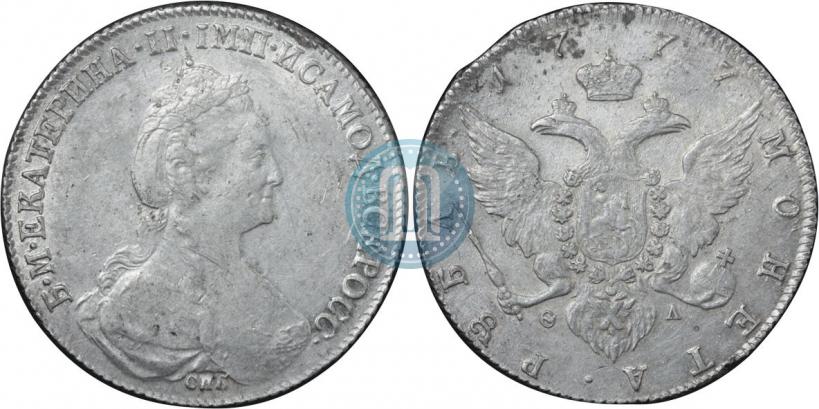Picture 1 rouble 1777 year СПБ-ФЛ 