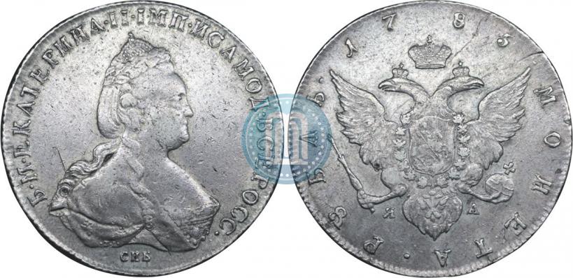 Picture 1 rouble 1785 year СПБ-ЯА 