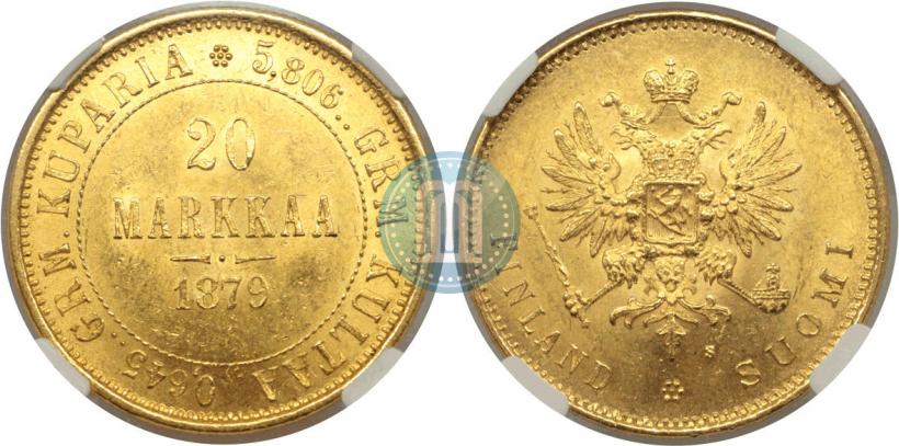 Фото 20 марок 1879 года S 