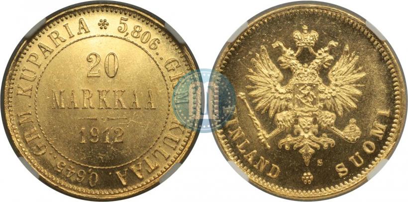 Picture 20 markkaa 1912 year S 