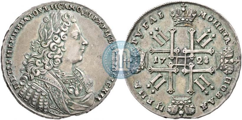 Picture 1 rouble 1728 year  "Type of 1728"