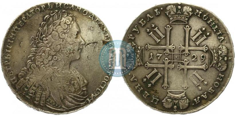 Picture 1 rouble 1729 year  "Type of 1728"