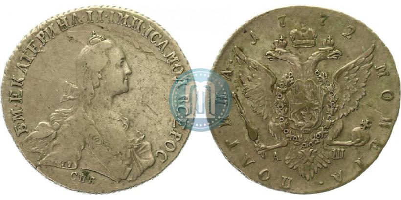 Picture Poltina 1772 year СПБ-АШ 
