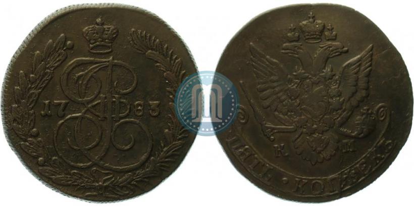 Picture 5 kopecks 1783 year КМ 