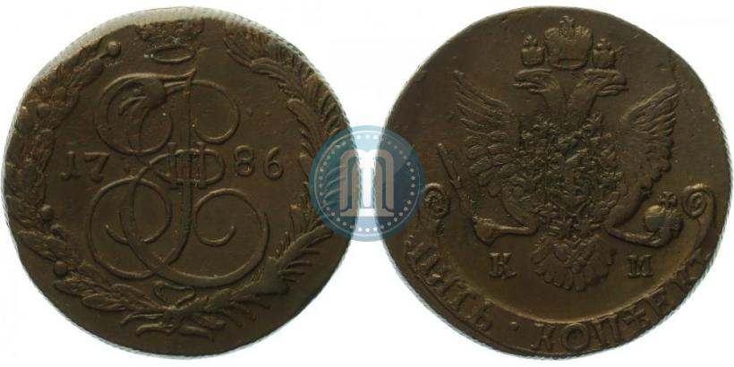 Picture 5 kopecks 1786 year КМ 