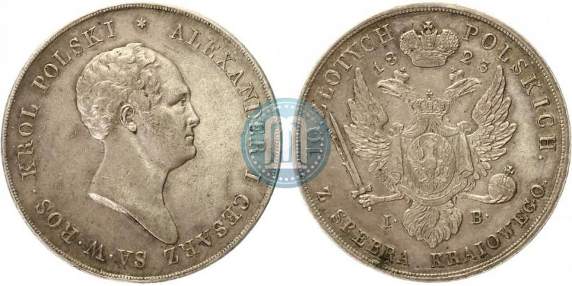 Picture 10 złotych 1823 year IB 