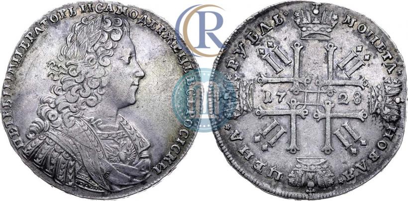Picture 1 rouble 1728 year  "Type of 1728"