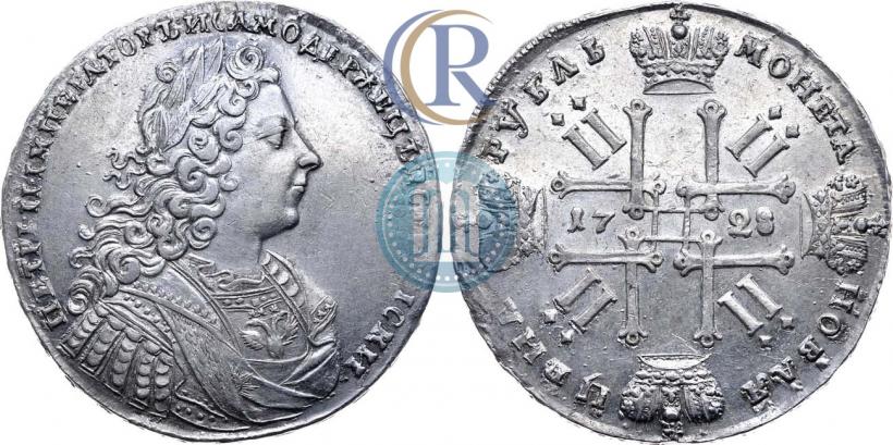 Picture 1 rouble 1728 year  "Type of 1728"