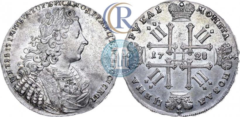 Фото 1 рубль 1728 года  "Тип 1728"