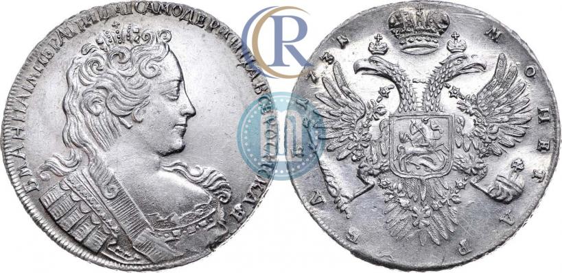 Фото 1 рубль 1731 года  