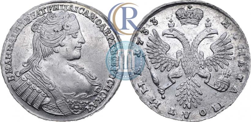 Picture Poltina 1733 year  
