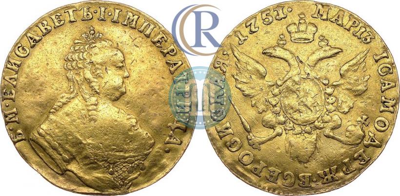 Picture 1 ducat 1751 year  "Eagle on the reverse"