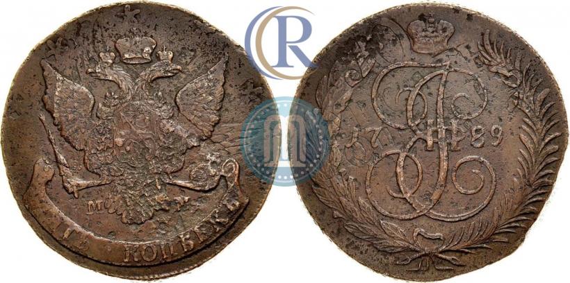 Picture 5 kopecks 1789 year ММ 