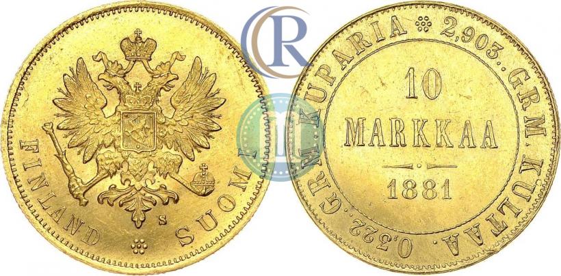 Фото 10 марок 1881 года S 
