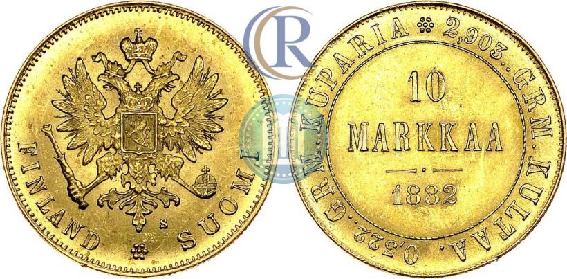 Фото 10 марок 1882 года S 
