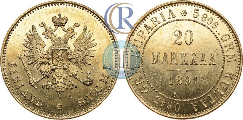 Фото 20 марок 1891 года L 