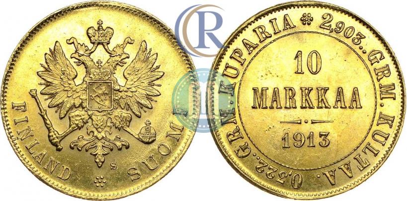 Picture 10 markkaa 1913 year S 
