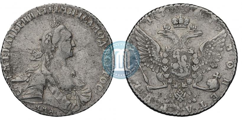 Picture 1 rouble 1767 year ММД-EI 