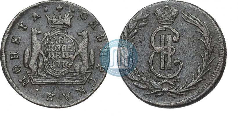 Picture 2 kopecks 1776 year КМ 