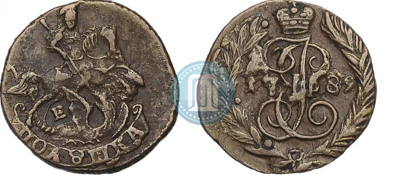 Фото Полушка 1789 года ЕМ 