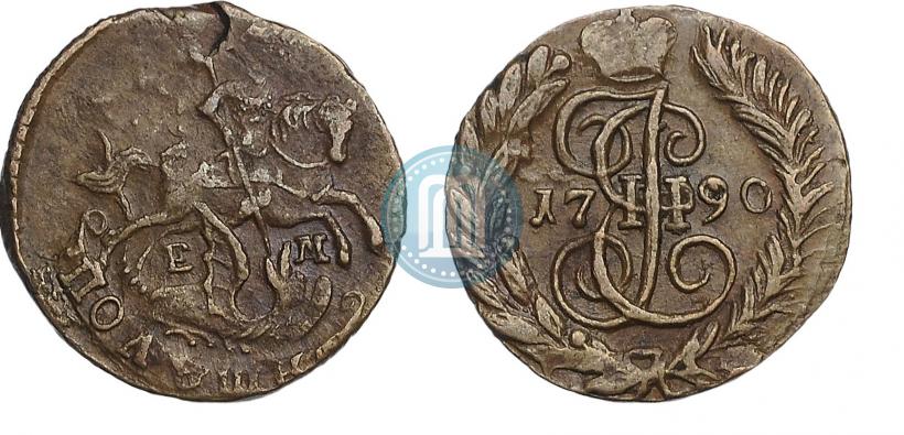 Фото Полушка 1790 года ЕМ 