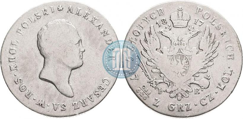 Picture 5 złotych 1817 year IB 