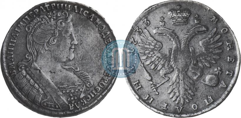 Picture Poltina 1733 year  