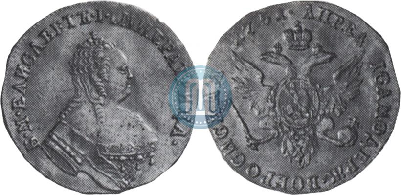 Фото 1 червонец 1751 года  "Орел на реверсе"