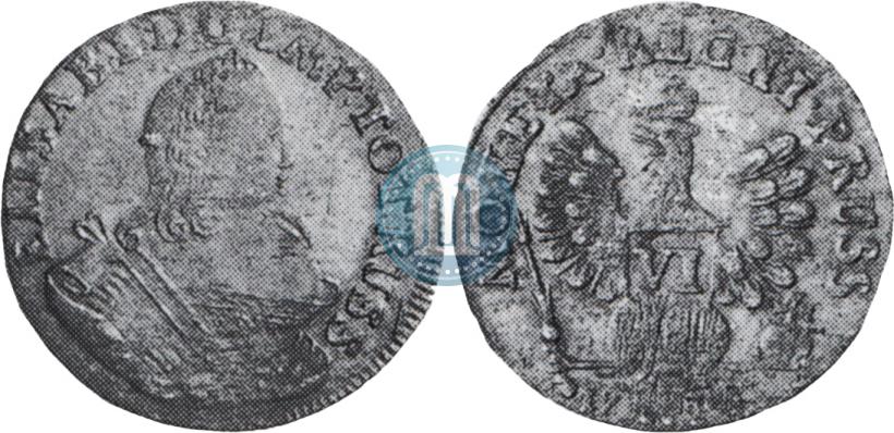 Picture 6 groszy 1761 year  