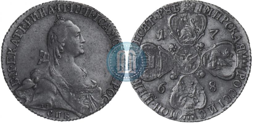 Picture 10 roubles 1768 year СПБ 