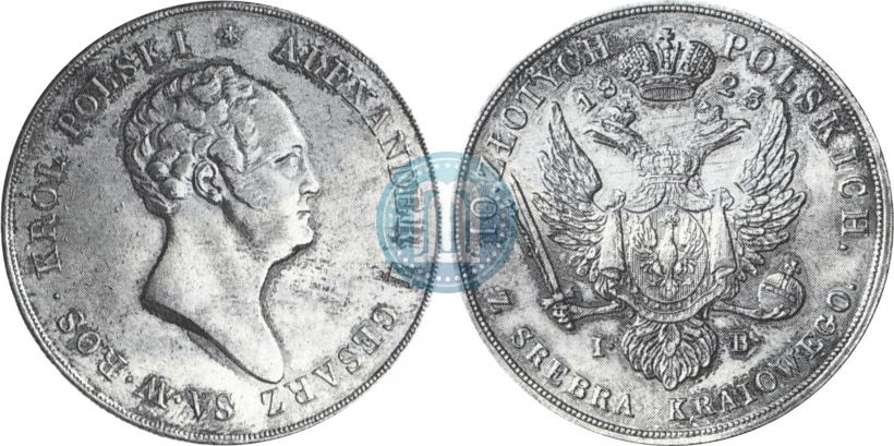 Picture 10 złotych 1823 year IB 