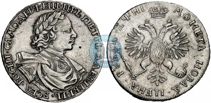 Picture 1 rouble 1718 year L 