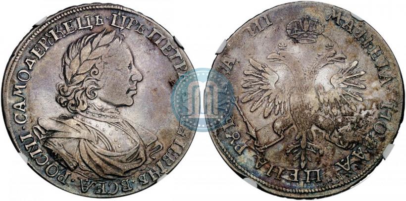 Picture 1 rouble 1718 year OK-L 