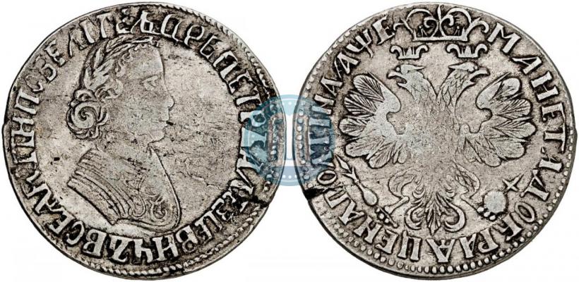 Picture Poltina 1705 year  "Portrait by F. Alekseev"
