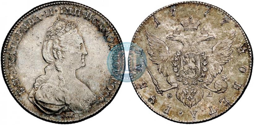 Picture 1 rouble 1777 year СПБ-ФЛ 